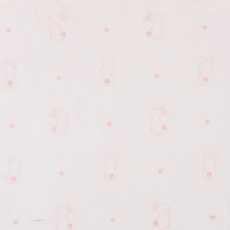 Pink Bunny Fur Blanket - Image 4