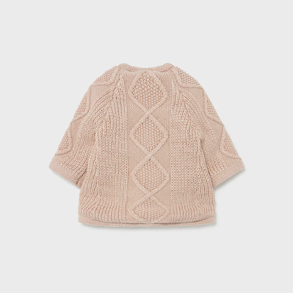 Pink Cardigan With Hat - Image 2