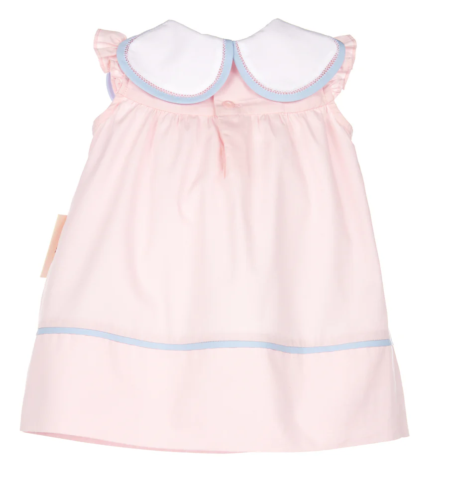 Pink Classic Petal Collar Dress - Image 2