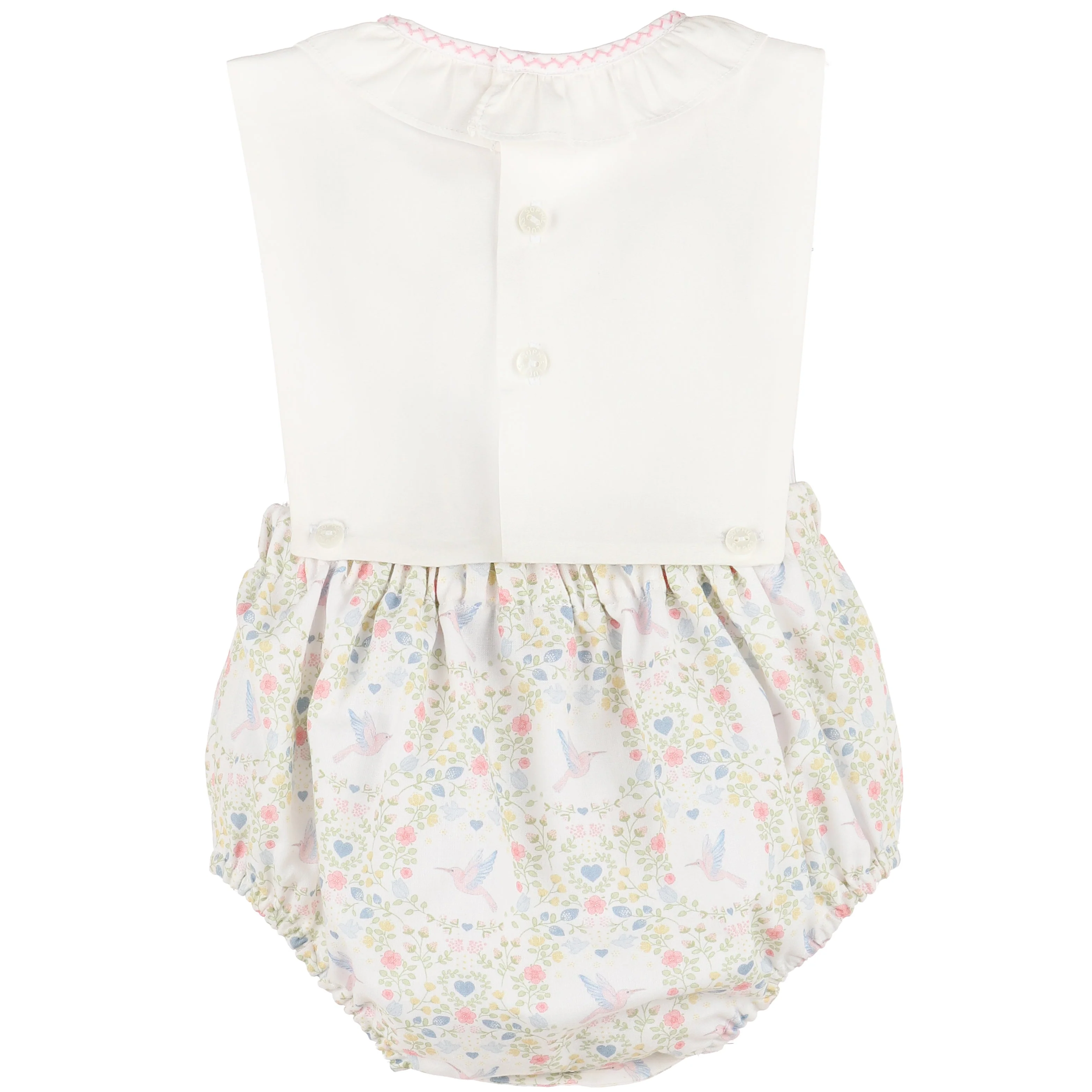 Pink Hummingbird Coquette Birdie Bubble w/ Bow - Image 2