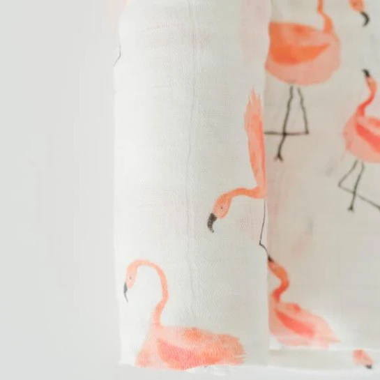 Pink Ladies Deluxe Muslin Swaddle Blanket - Image 5
