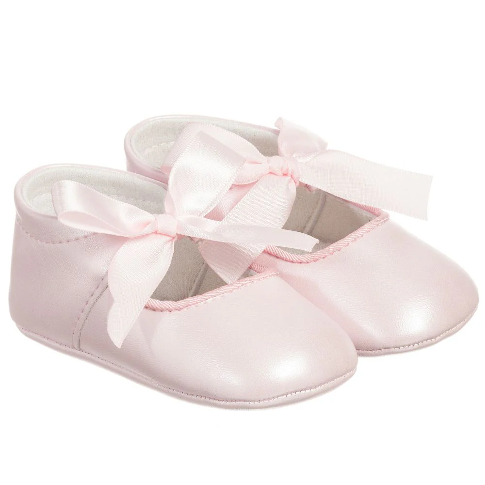 Pink Ribbon Pre-Walker Shoes - Image 3