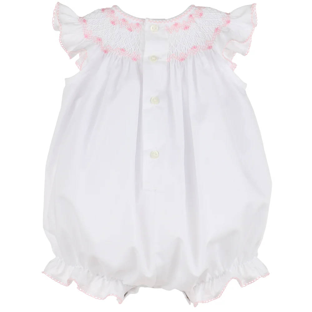 Pink Smocked Feston Bubble - Image 2