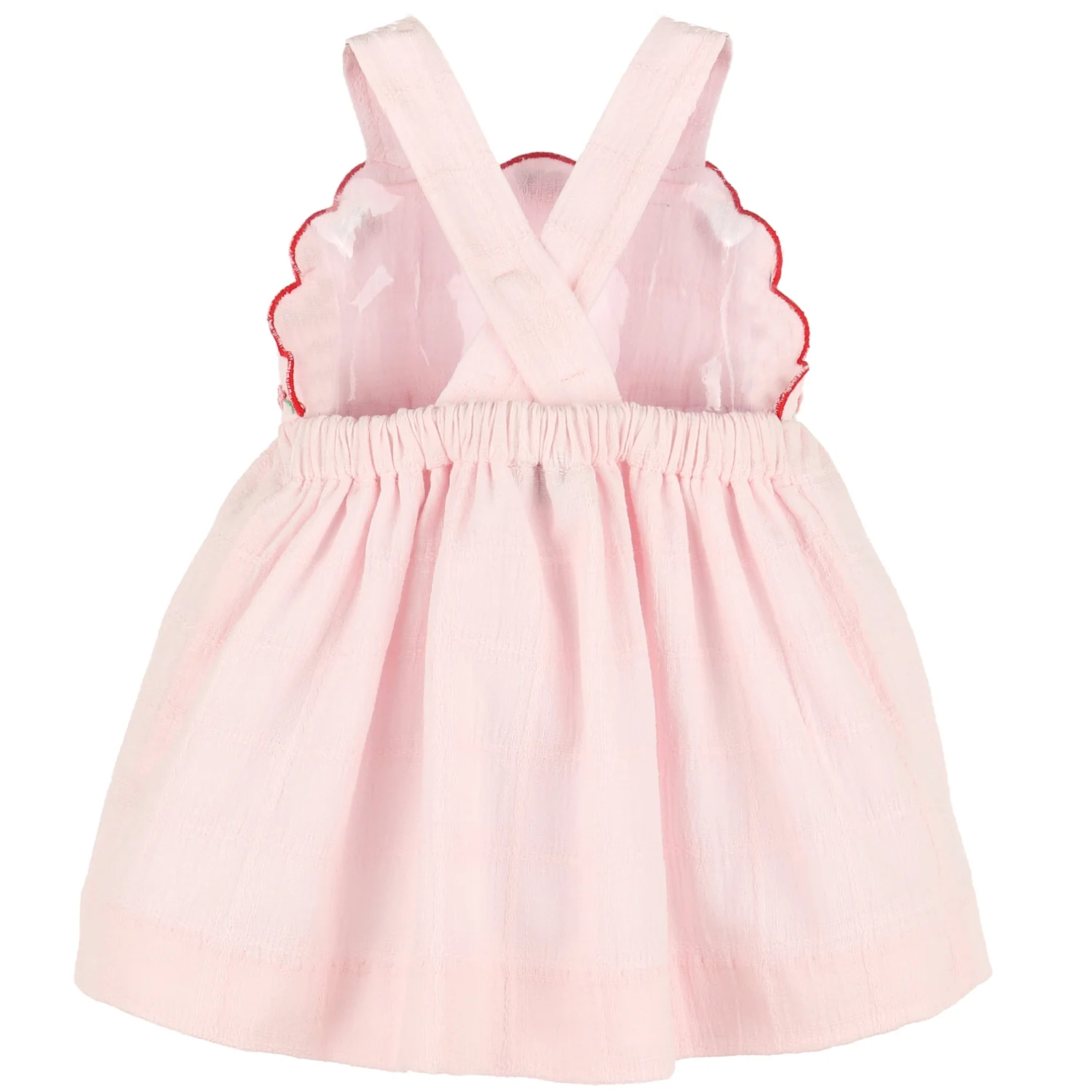 Cherries Pink Gauze Sundress - Image 2