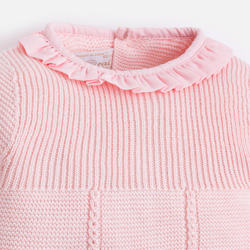 Pink Sweater & Bow Bloomer Set - Image 3
