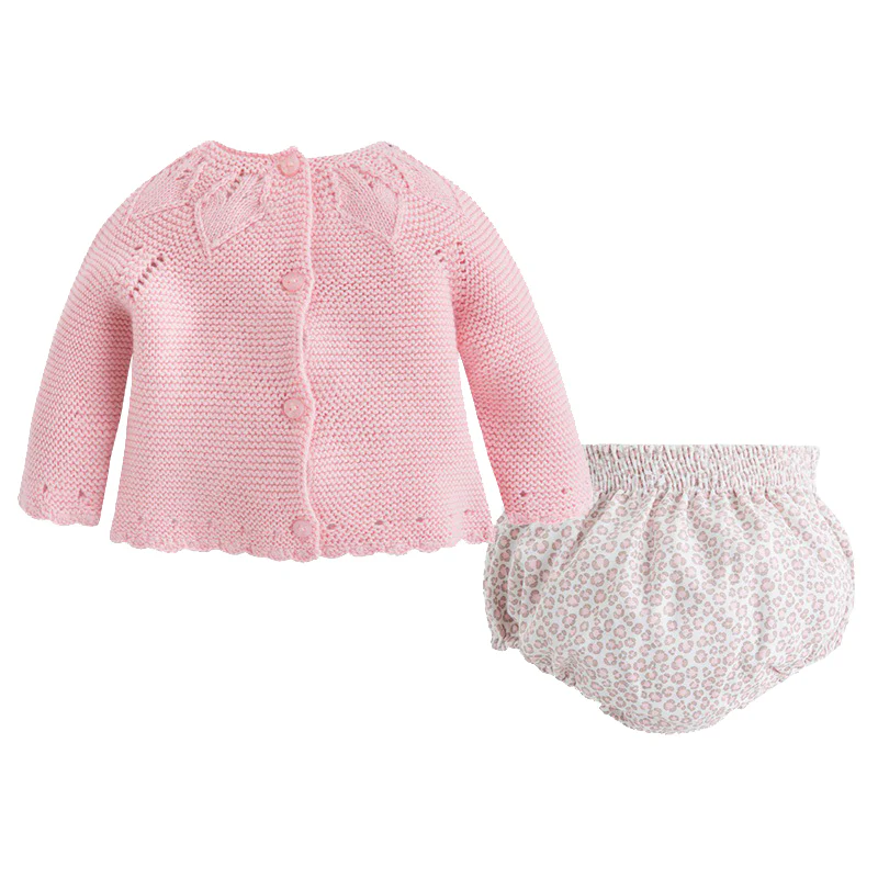 Pink Sweater & Leopard Bloomer Set - Image 3