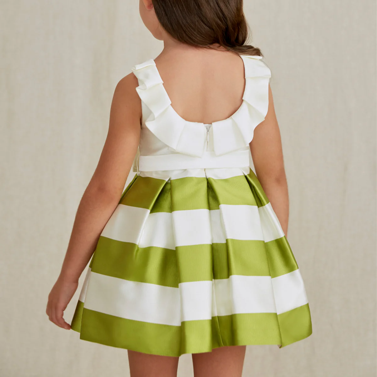 Pistachio Striped Ottoman Dress - Image 2