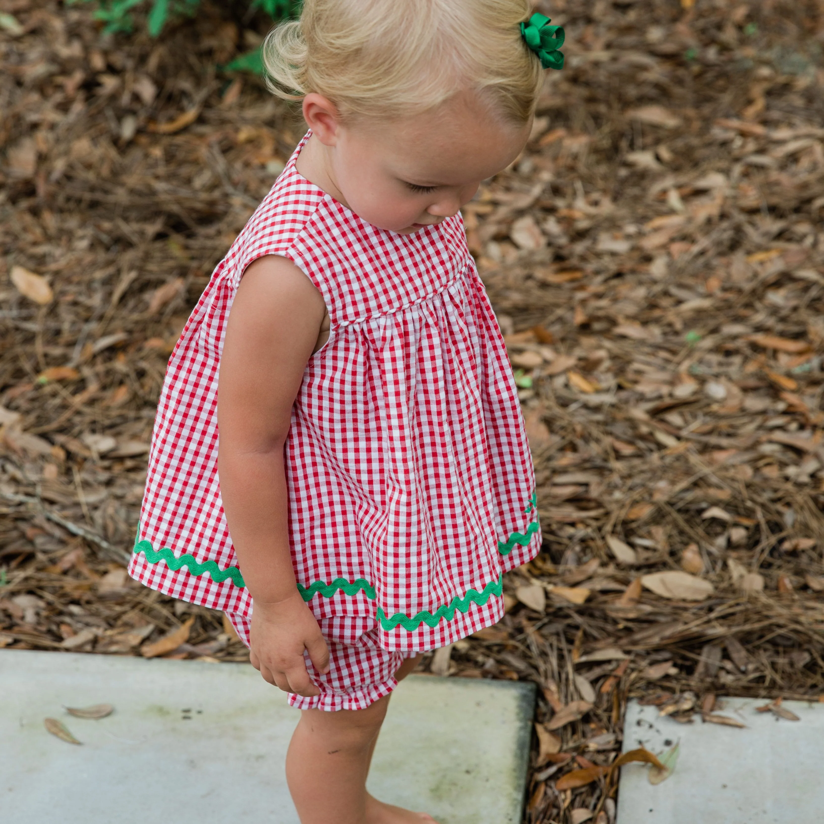 Playful Puppy Float Top & Bloomer Set - Image 2