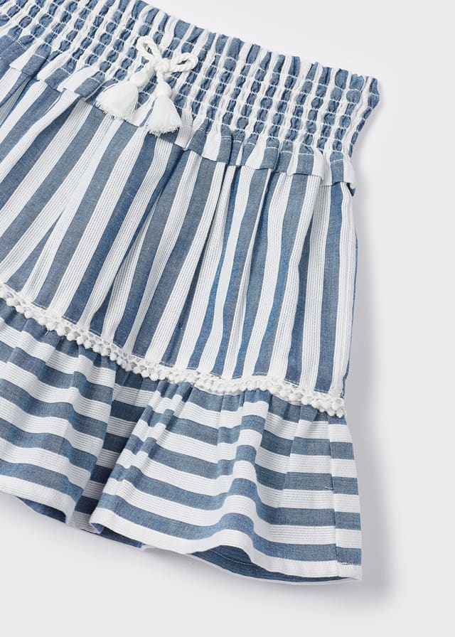 Porcelain Stripe Skirt - Image 3