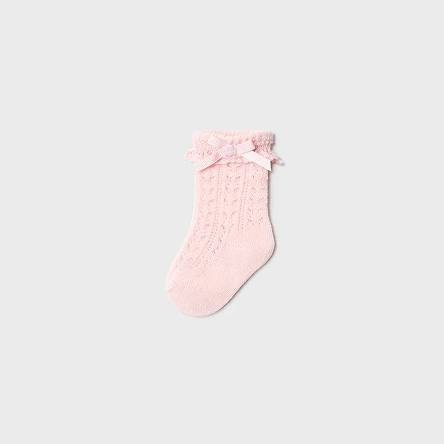 Openwork Socks - Baby Rose