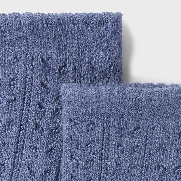 Openwork Socks - Winter Blue - Image 2