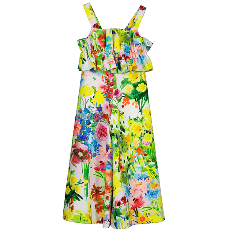Printed Crepe Jumpsuit - Image 5