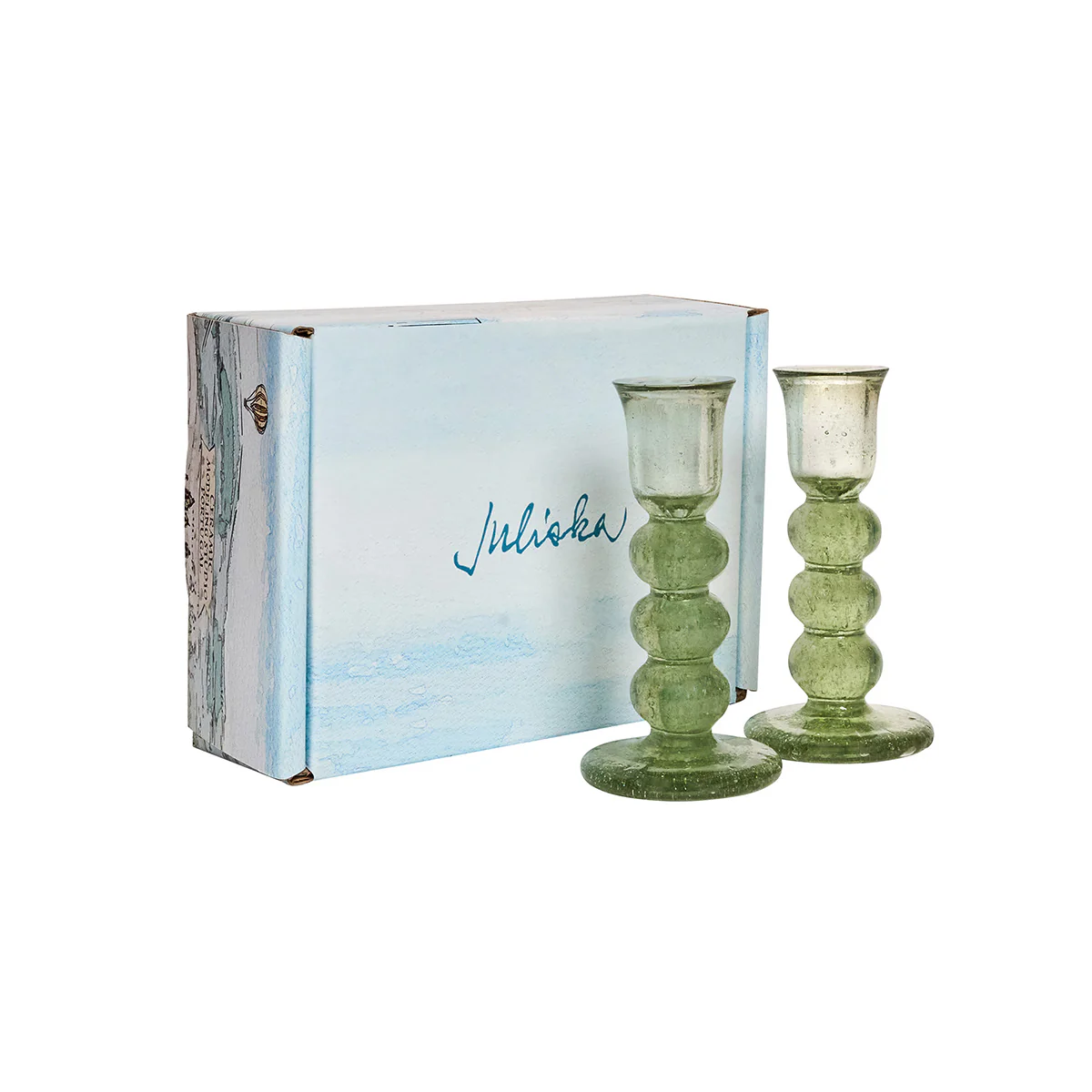 Provence 5" Candlestick Set/2 - Basil - Image 3