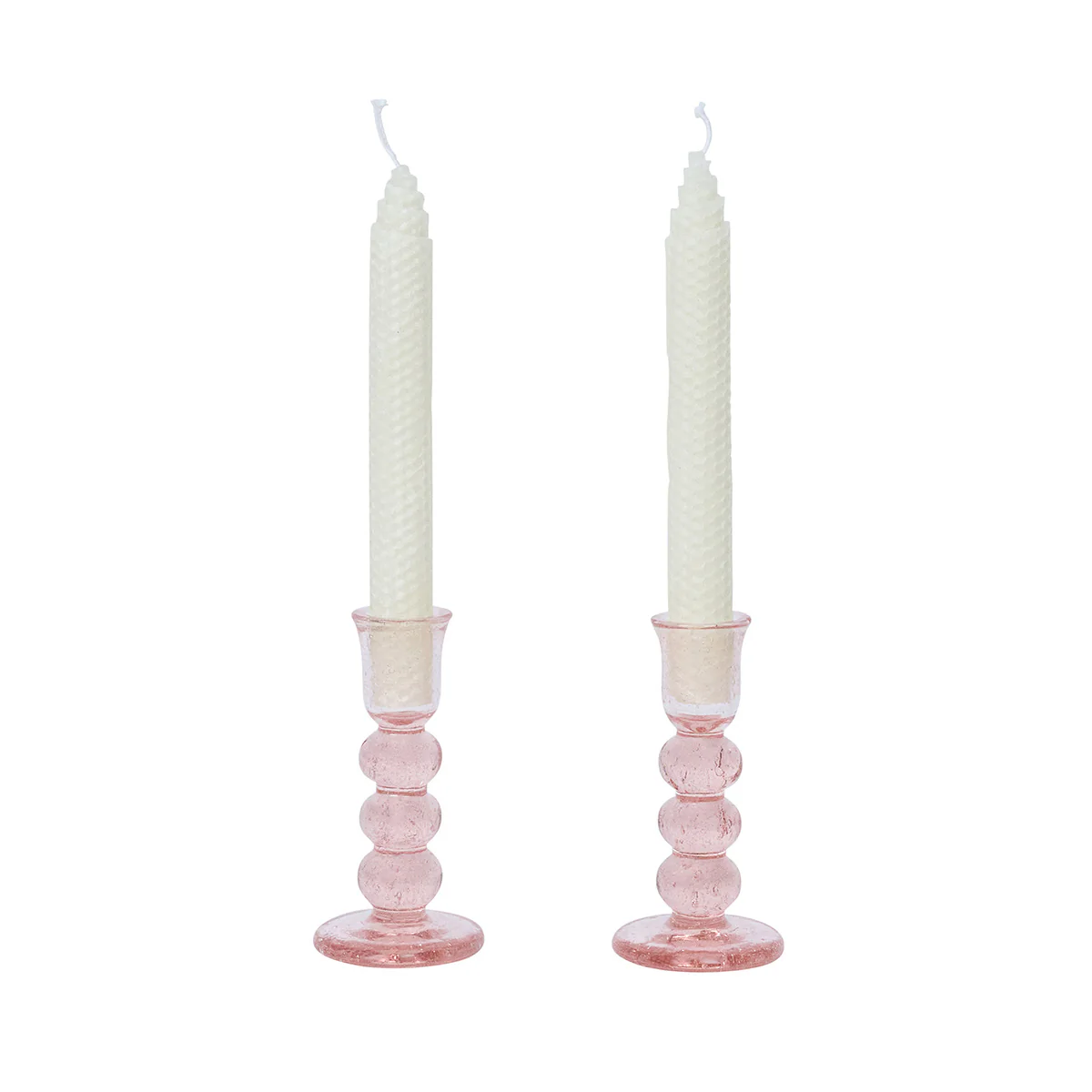 Provence 5" Candlestick Set/2 - Blush - Image 2