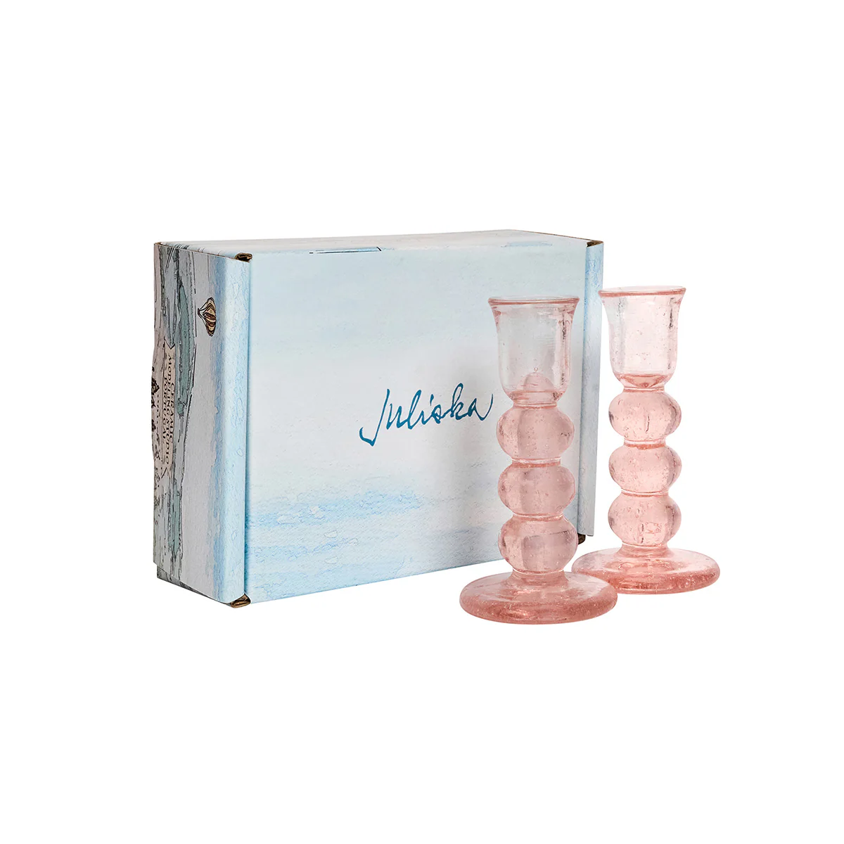 Provence 5" Candlestick Set/2 - Blush - Image 3