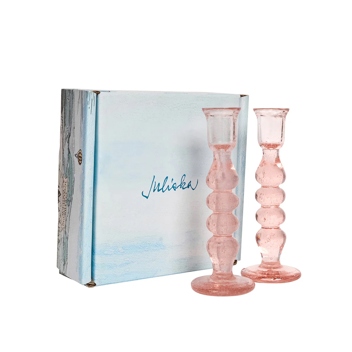 Provence 7" Candlestick Set/2 - Blush - Image 3