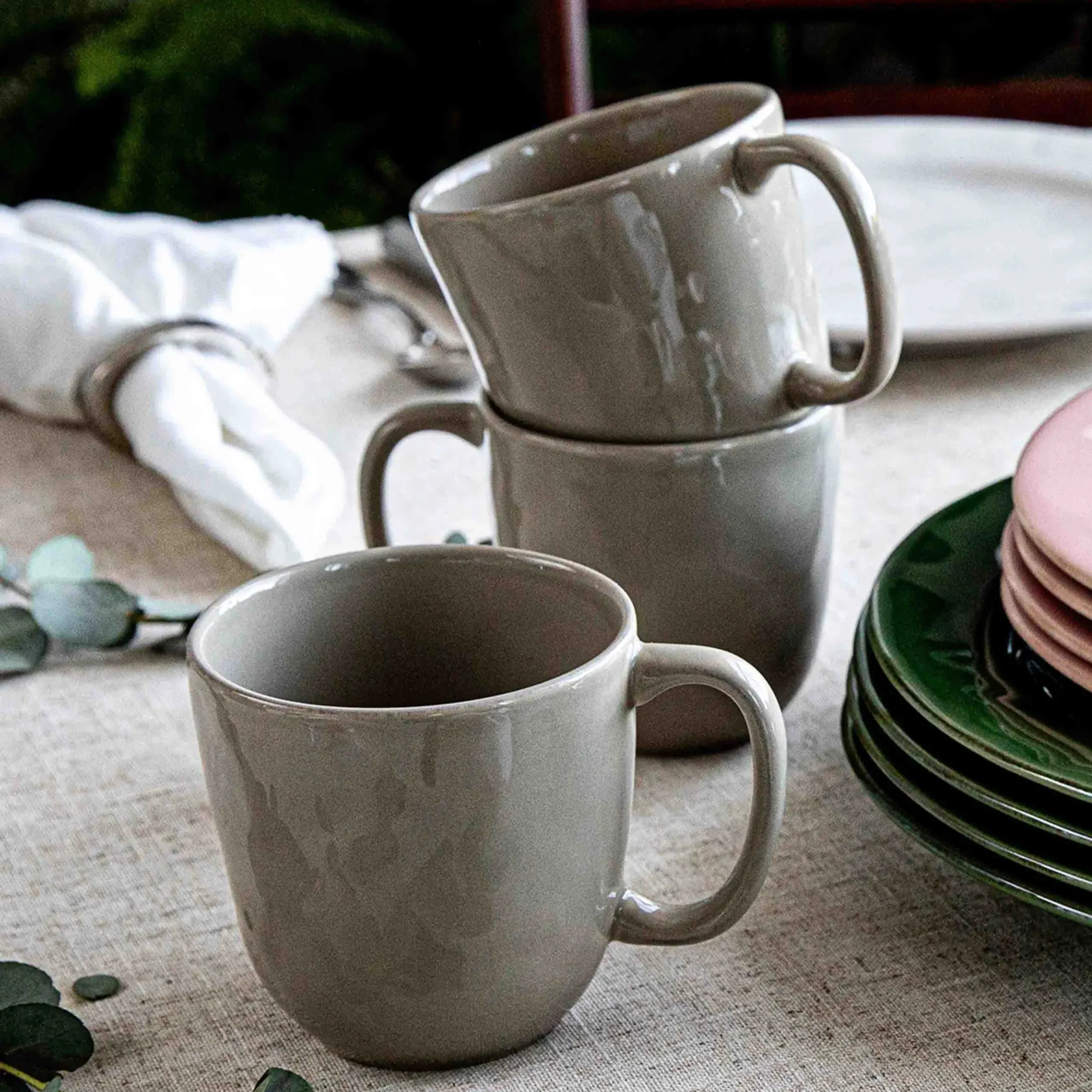 Puro 16pc Place Setting - Taupe - Image 3