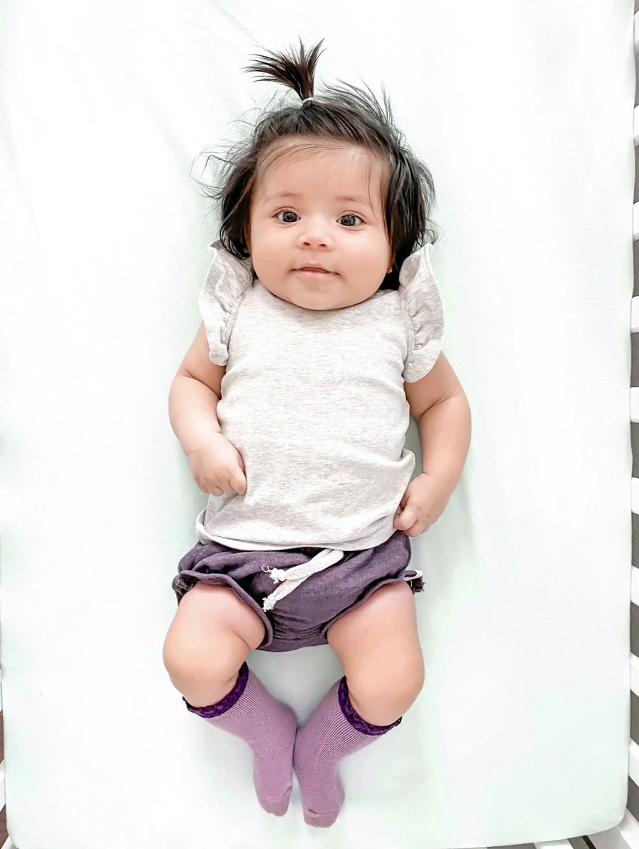 Purple & Plum Lace Top Knee Highs - Image 4