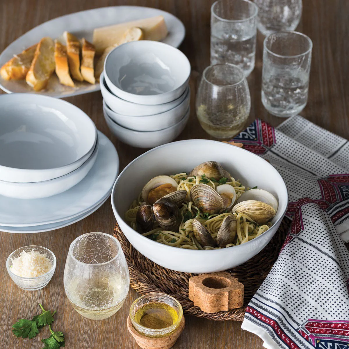 Quotidien 10" Serving Bowl - White Truffle - Image 3