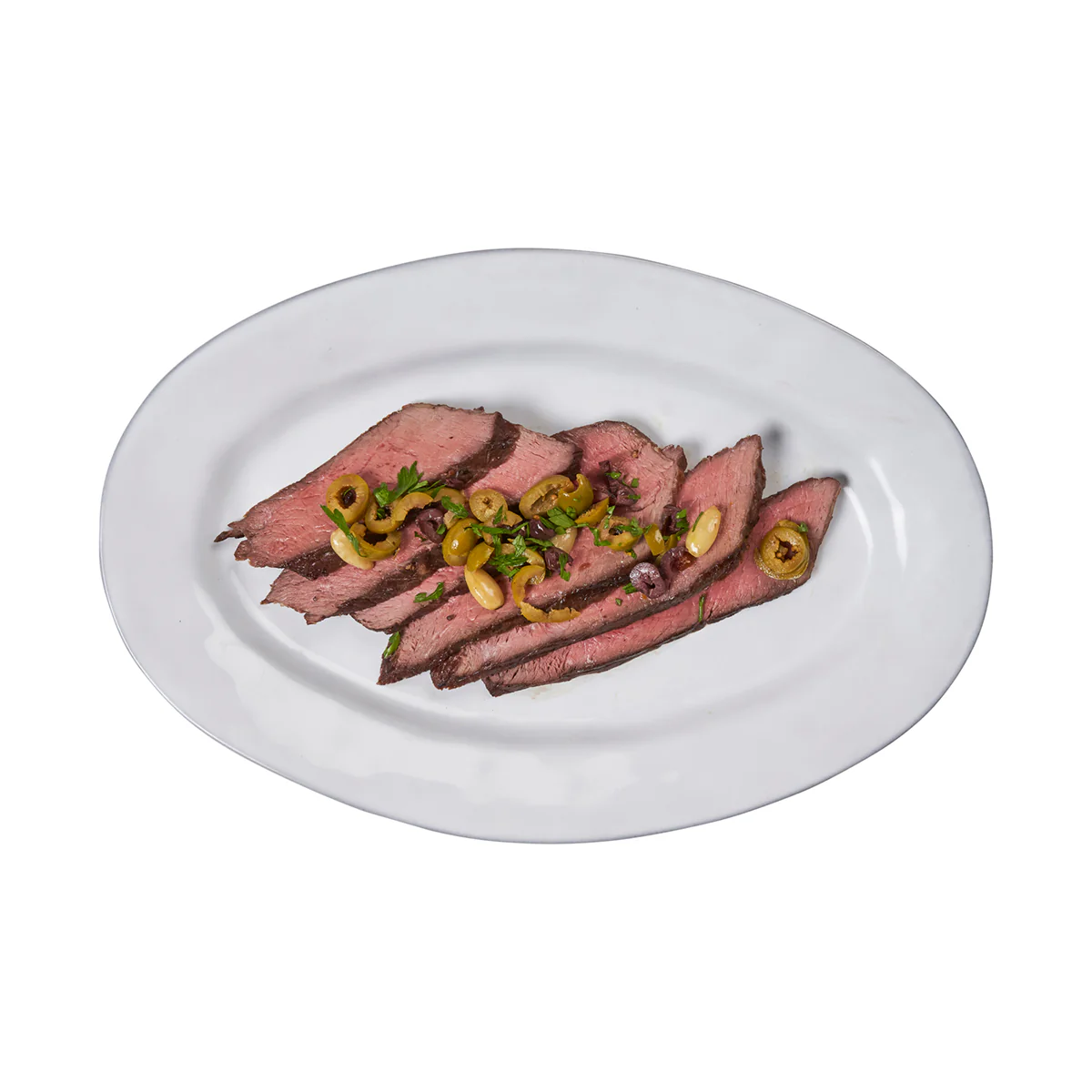 Quotidien 15" Oval Platter - White Truffle - Image 2
