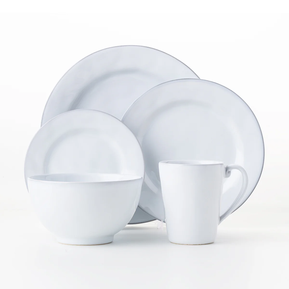 Quotidien 5pc Place Setting - White Truffle