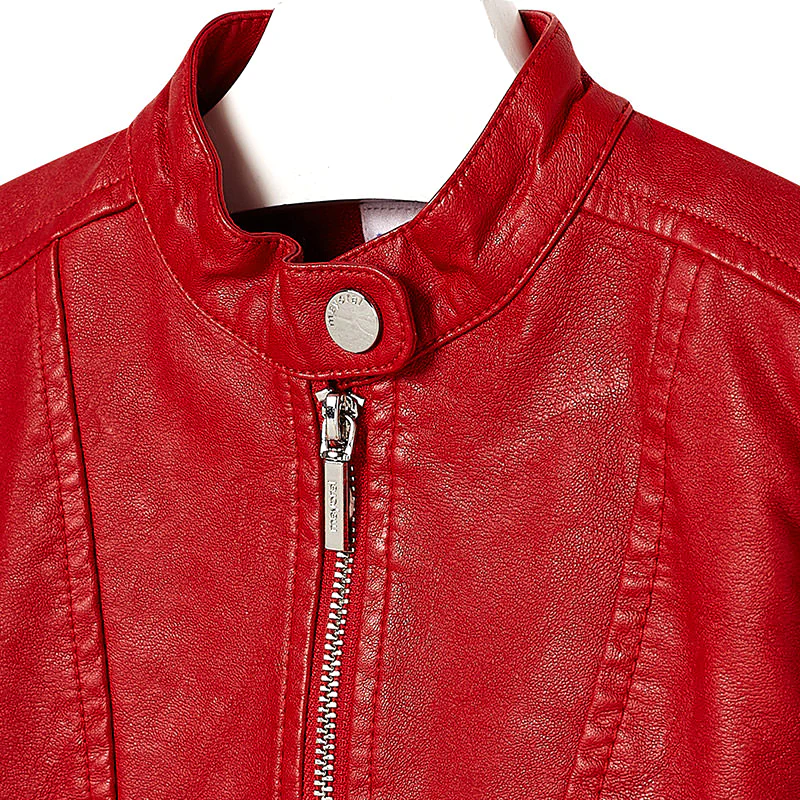 Red Leather Jacket - Image 3