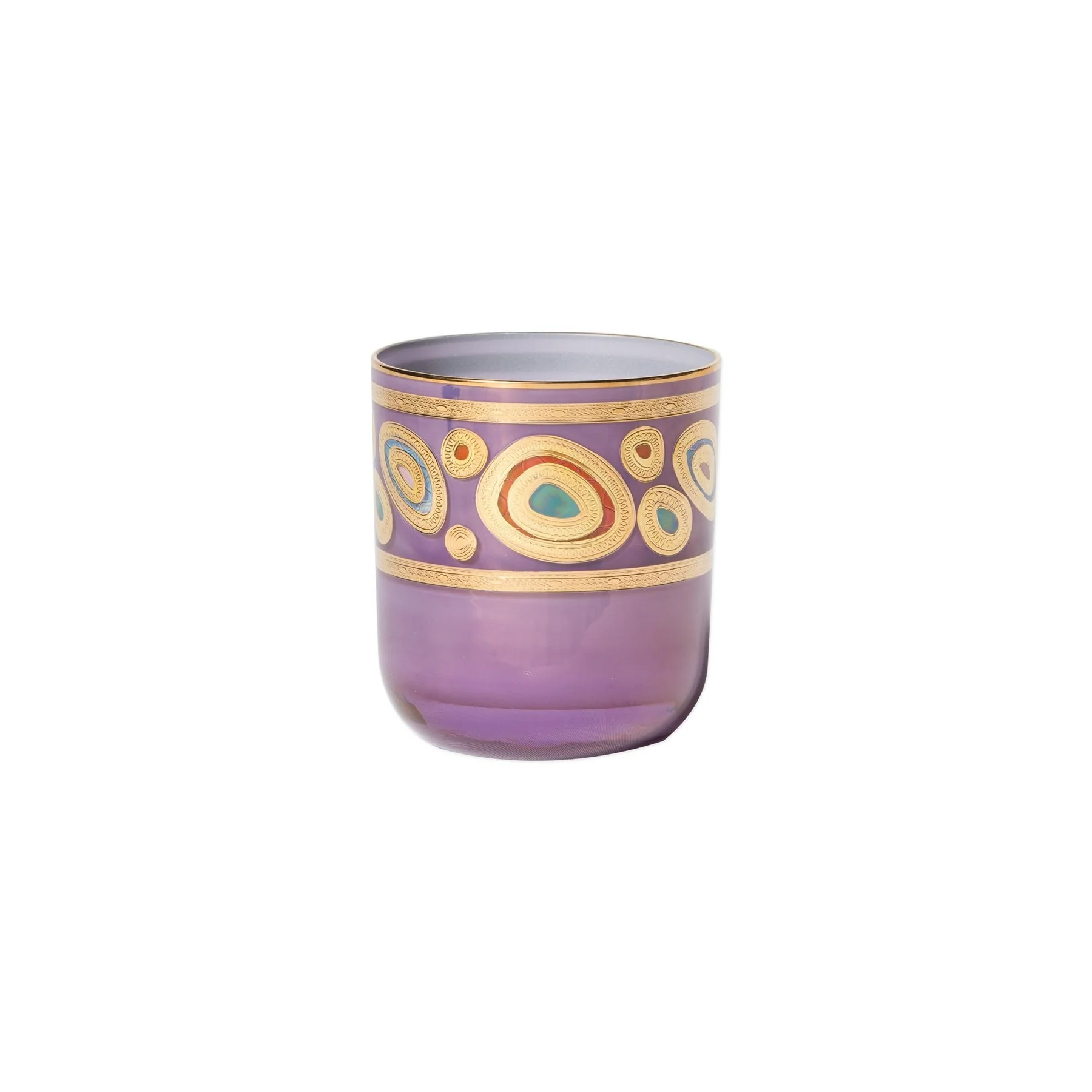 Regalia Purple Double Old Fashioned Glass