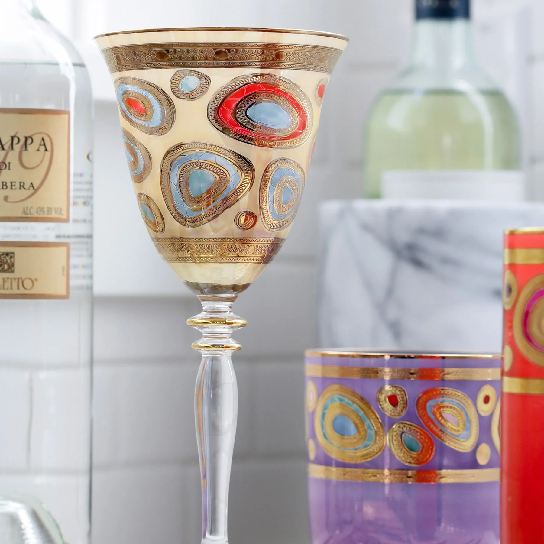 Regalia Purple Double Old Fashioned Glass - Image 5