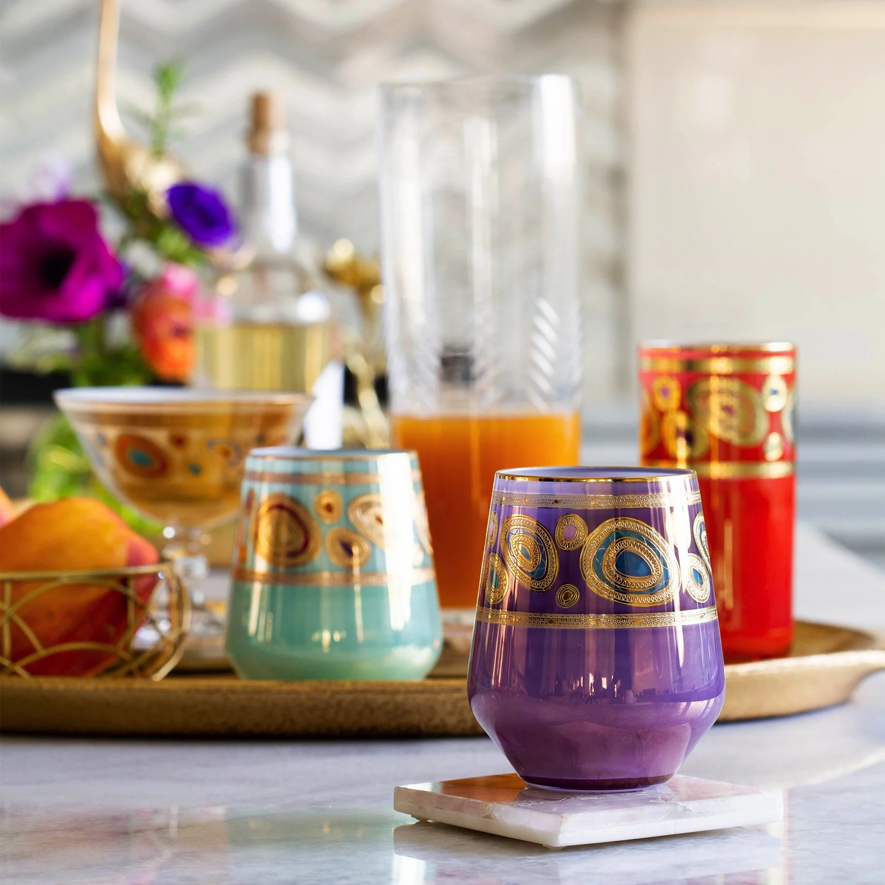 Regalia Purple Stemless Wine Glass - Image 3