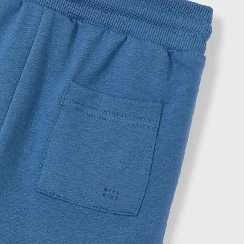 Regatta Blue Knit Sports Shorts - Image 3
