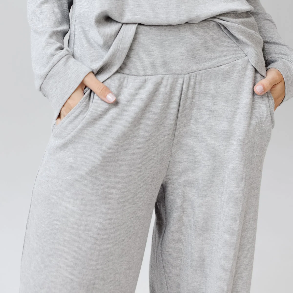 Rib-Knit Bamboo Lounge Pant - Image 4