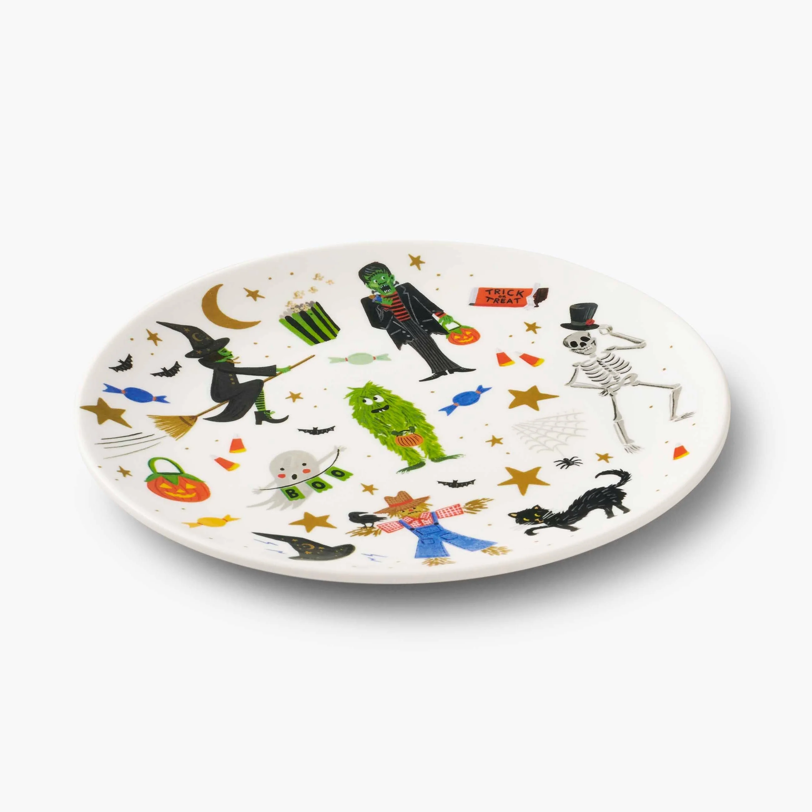 Halloween Parade Melamine Assorted Dessert Plates - Image 7