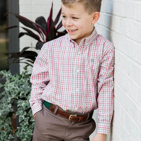 Fall Leaves Plaid Roscoe Button Down Shirt - Image 2