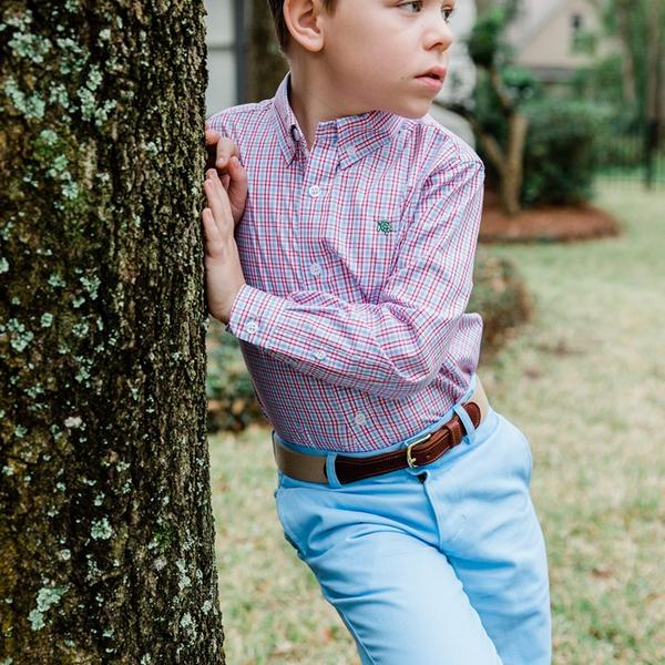 Poppy Plaid Roscoe Button Down Shirt - Image 2
