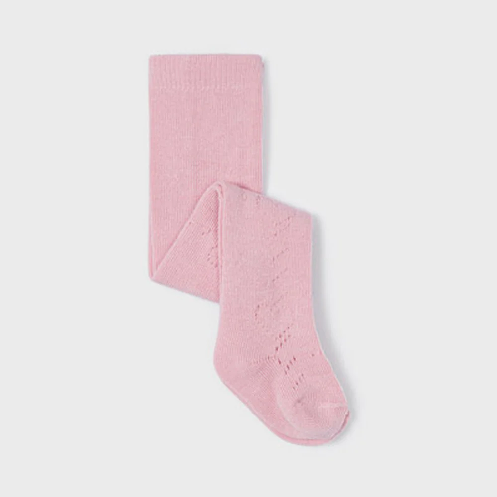 Rose Pink Openwork Tights