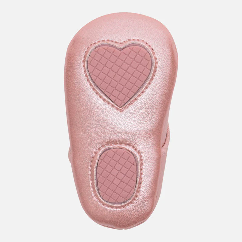 Rose Pink Ribbon Pre-Walker Shoes - Image 4
