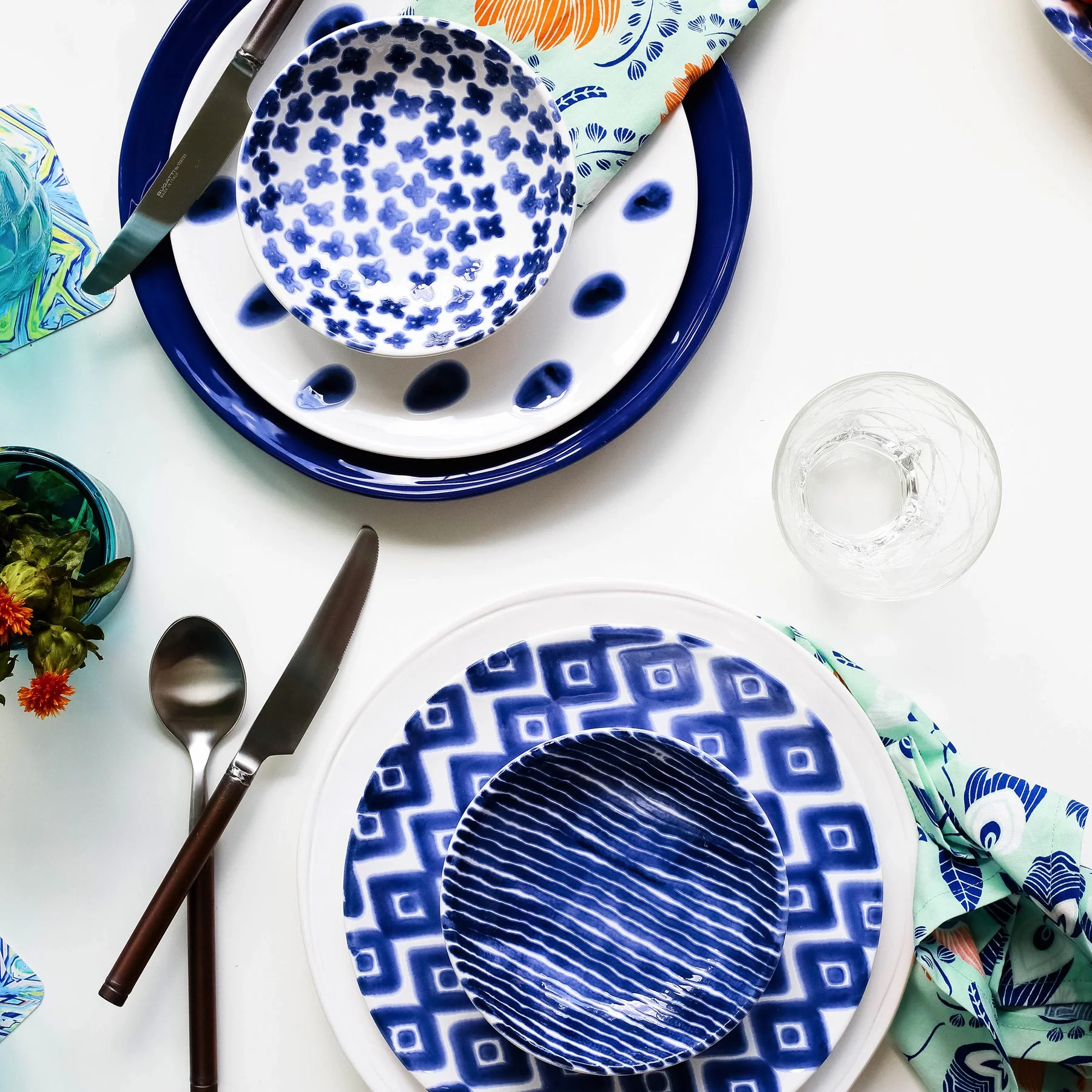 Santorini Dot Salad Plate - Image 2