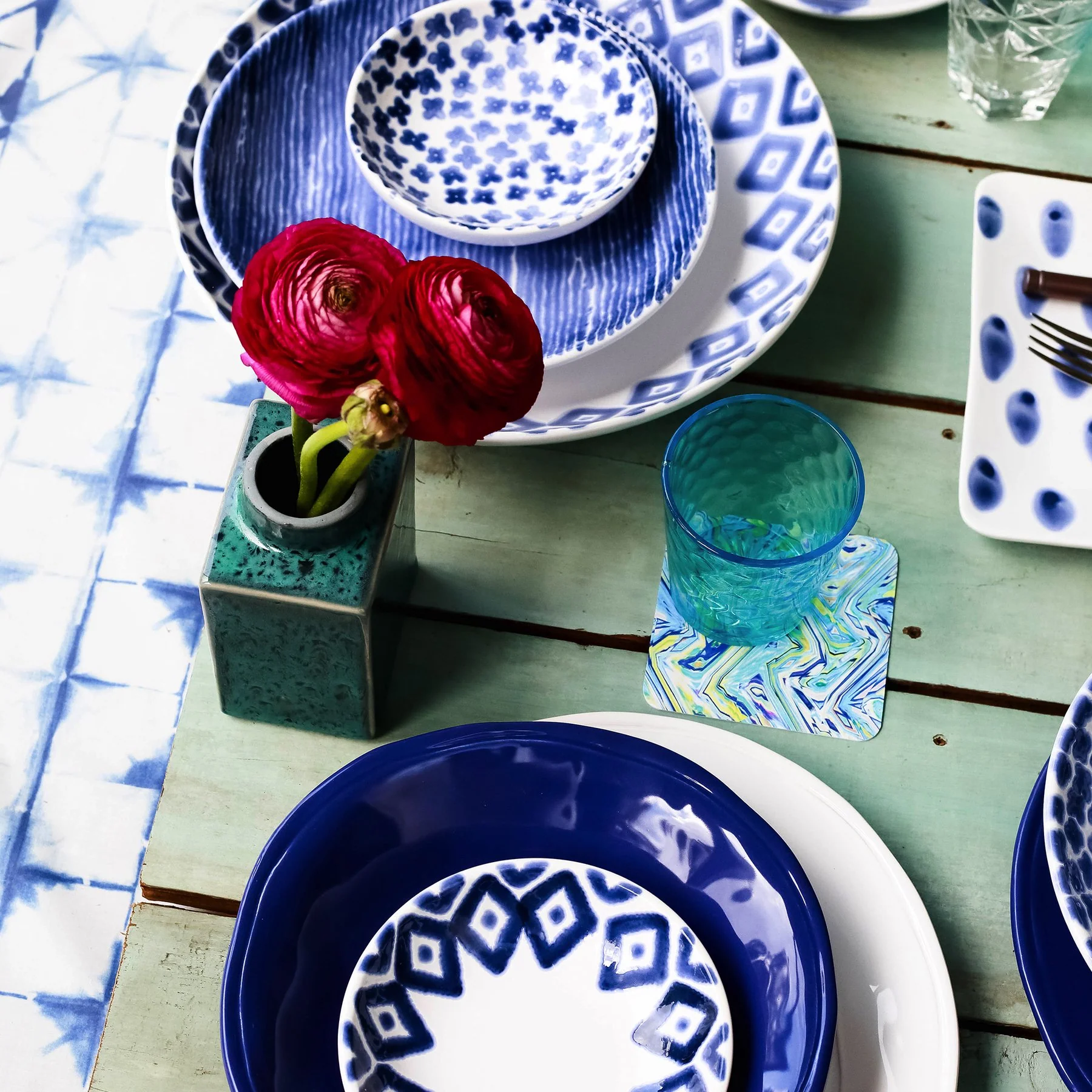 Santorini Flower Condiment Bowl - Image 9