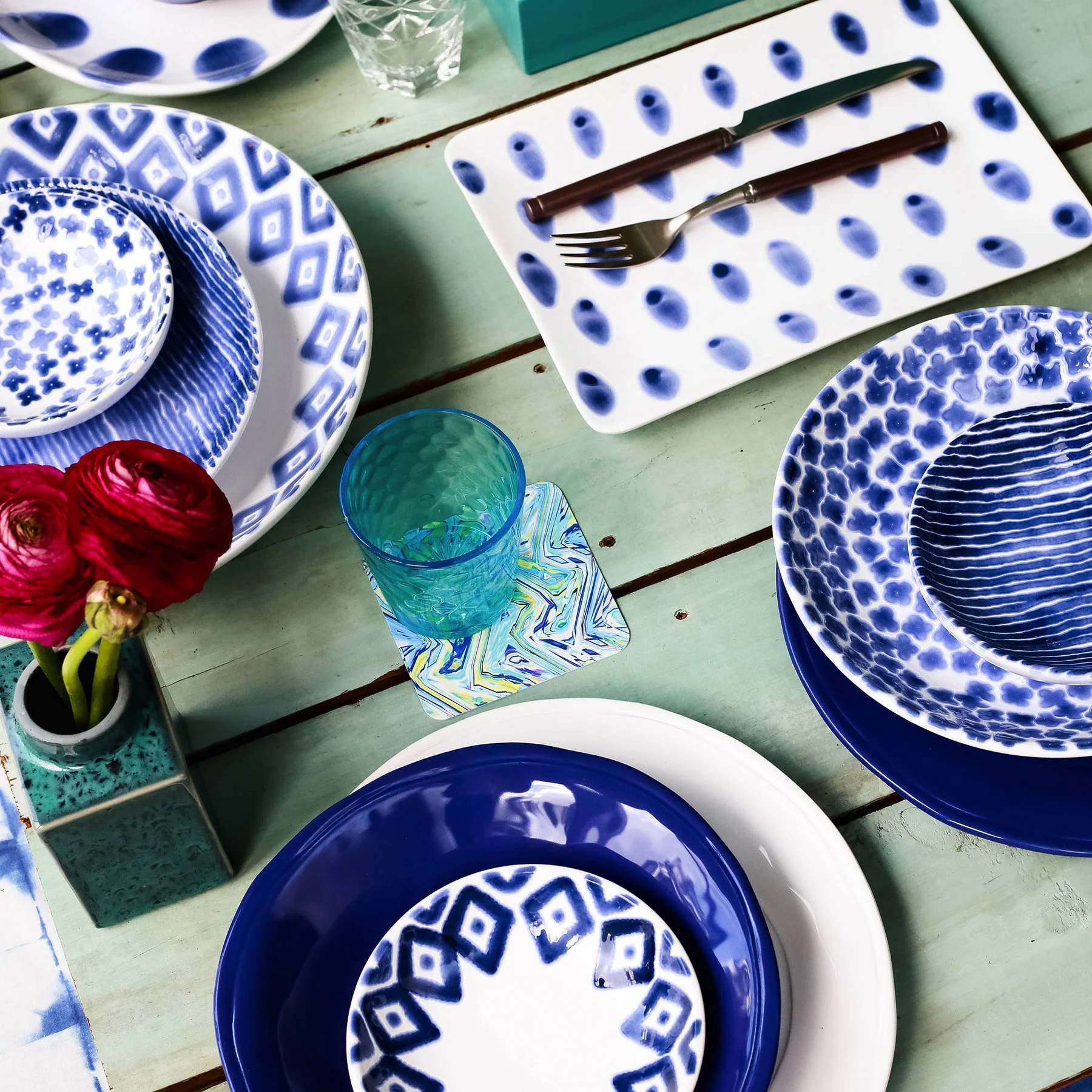 Santorini Stripe Condiment Bowl - Image 6