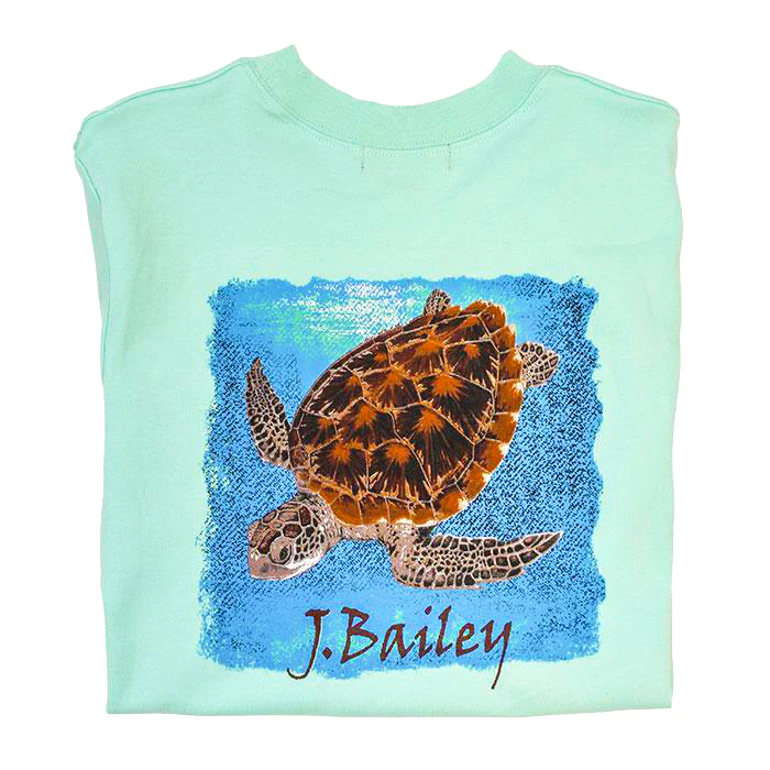 Sea Glass Turtle T-Shirt - Image 3
