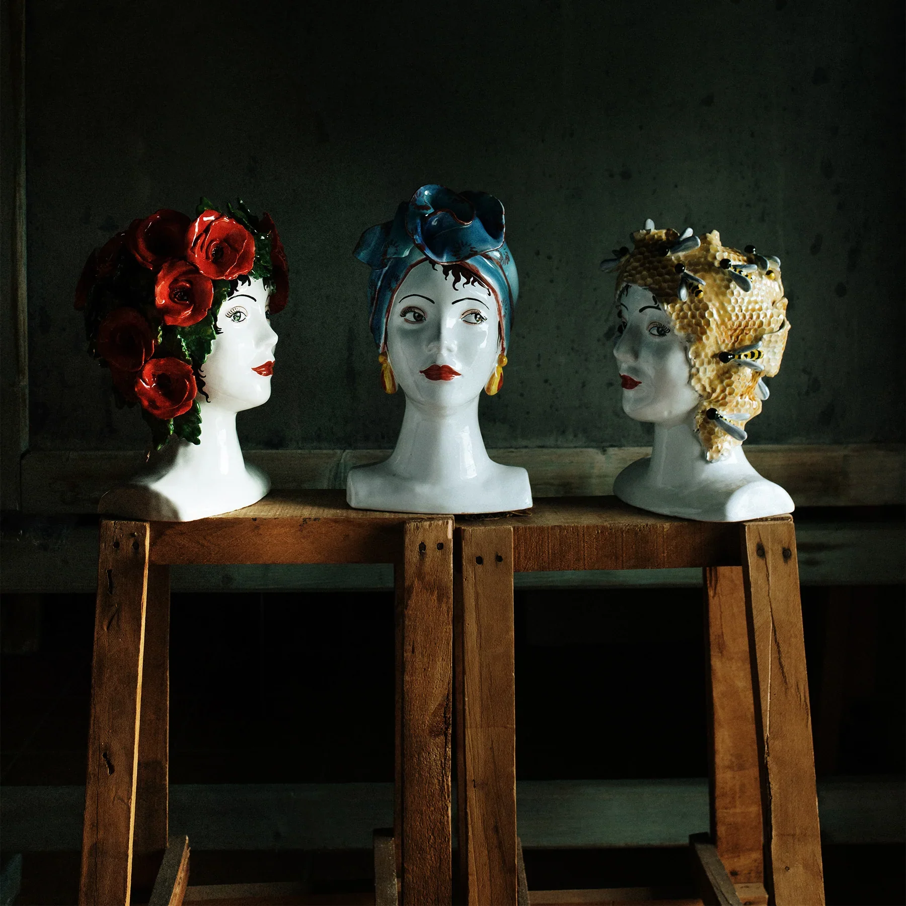 Sicilian Heads Silk Scarf Head - Image 3
