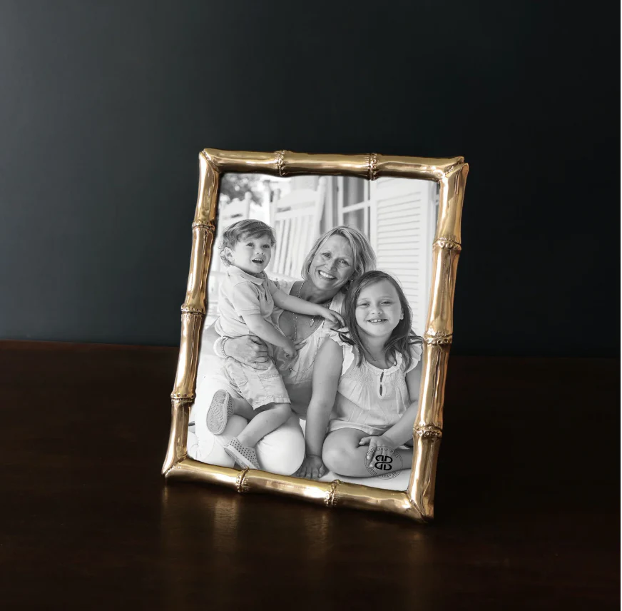 Sierra Modern Bamboo 8x10 Frame (Gold)