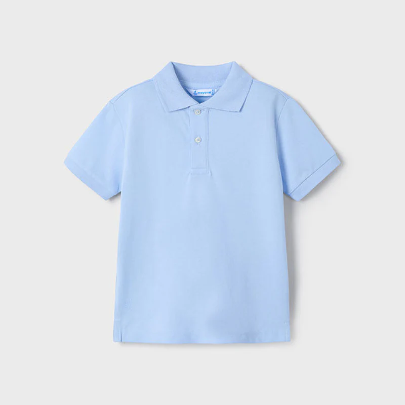 Sky Blue Classic Short Sleeve Polo Shirt