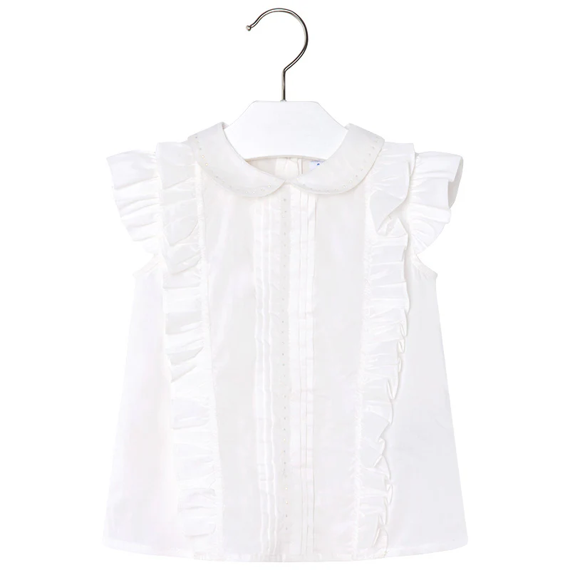 Flutter Sleeve Ruffle Blouse - Image 3