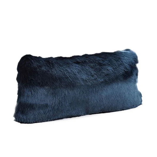 Steel Blue Mink Couture Collection Pillow - Image 4