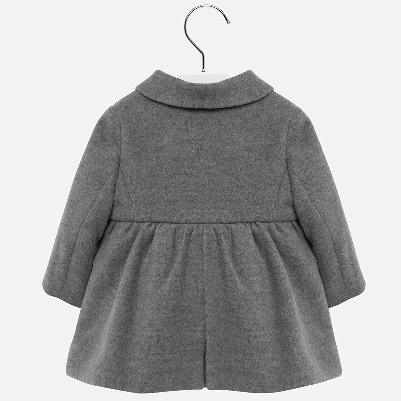 Steel Grey Button Up Coat - Image 3