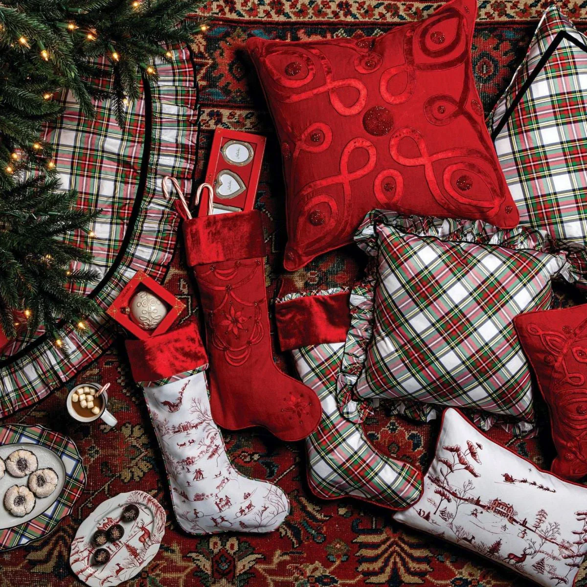 Stewart Tartan Tree Skirt - Image 2
