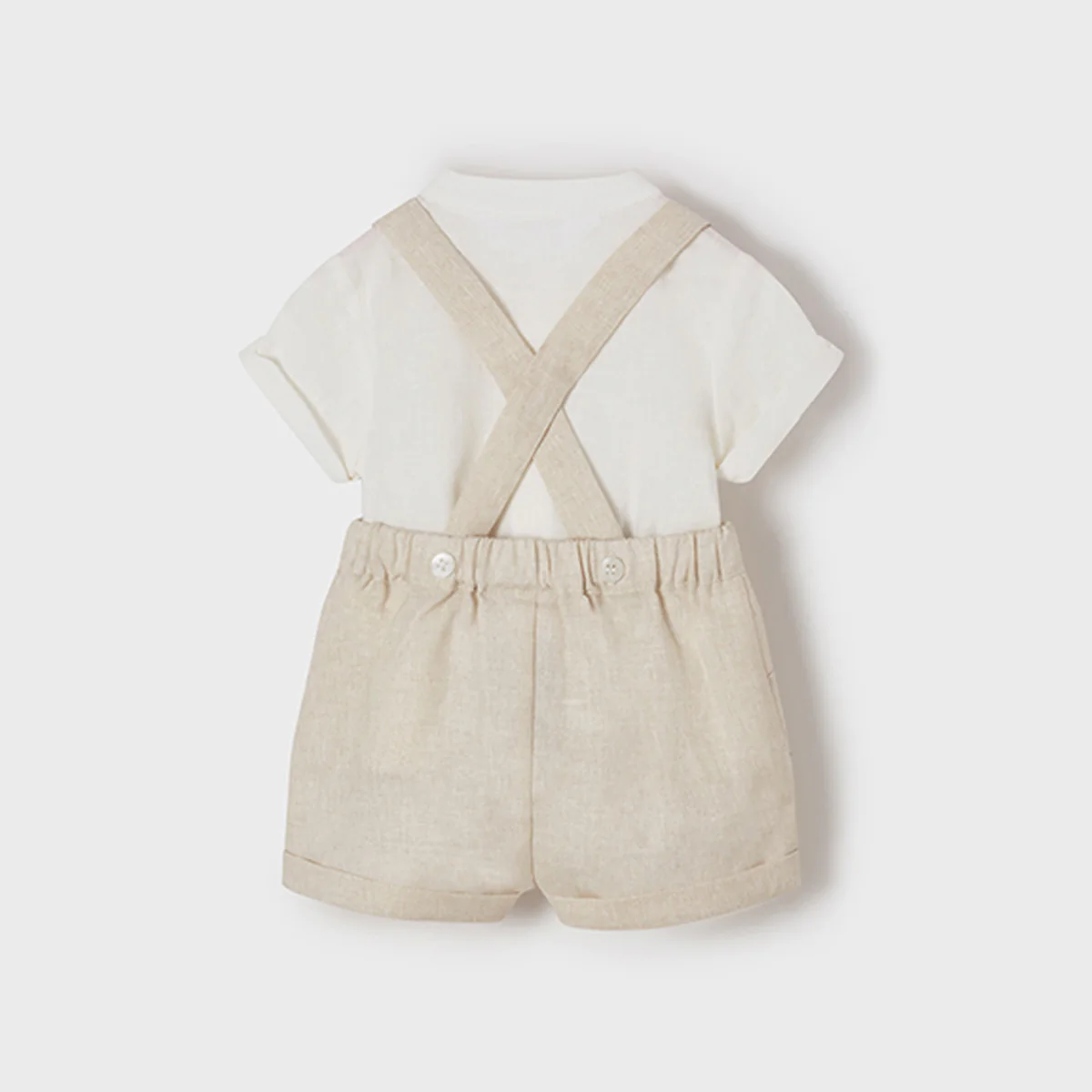 Stone Short Set With Suspenders - Image 3