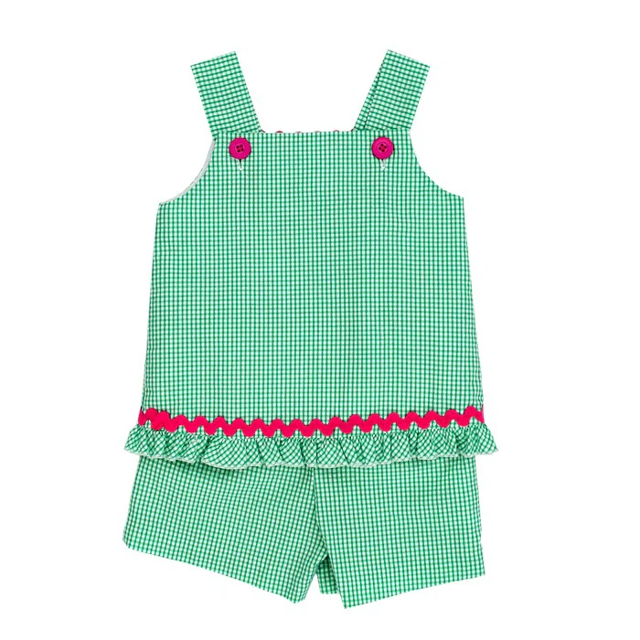 Strawberry Appliqué Short Set - Image 2