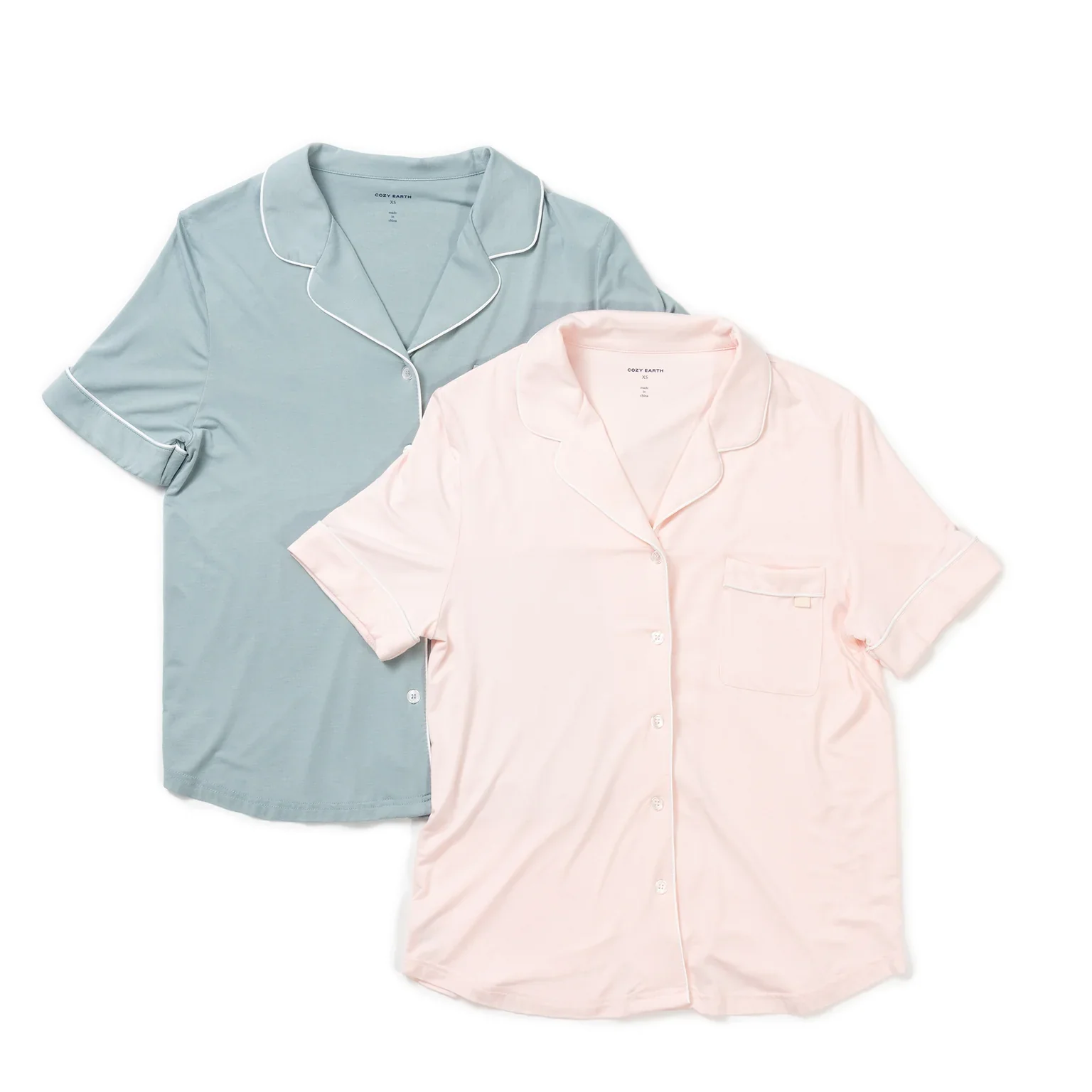 Short Sleeve Stretch-Knit Bamboo Pajama Set - Image 27